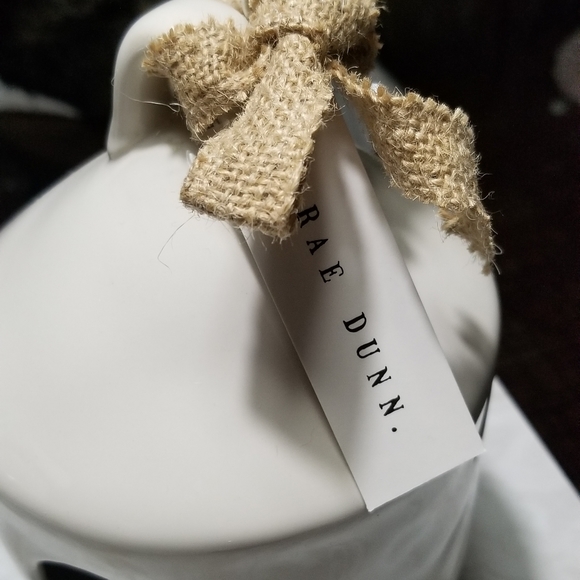 Rae Dunn REST round ceramic rustic farmhouse cottage country Birdhouse - Picture 4 of 7